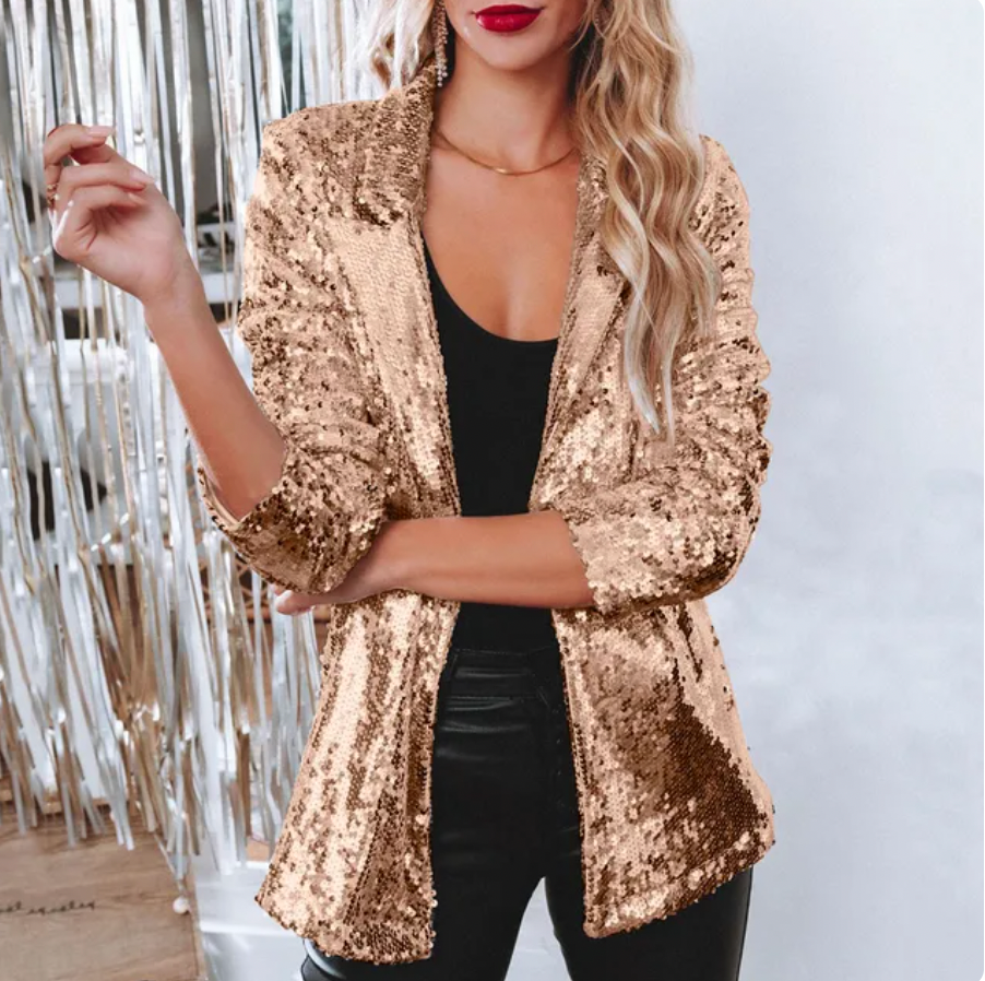 Glitzernder Damen Blazer für elegante Anlässe – Isabella