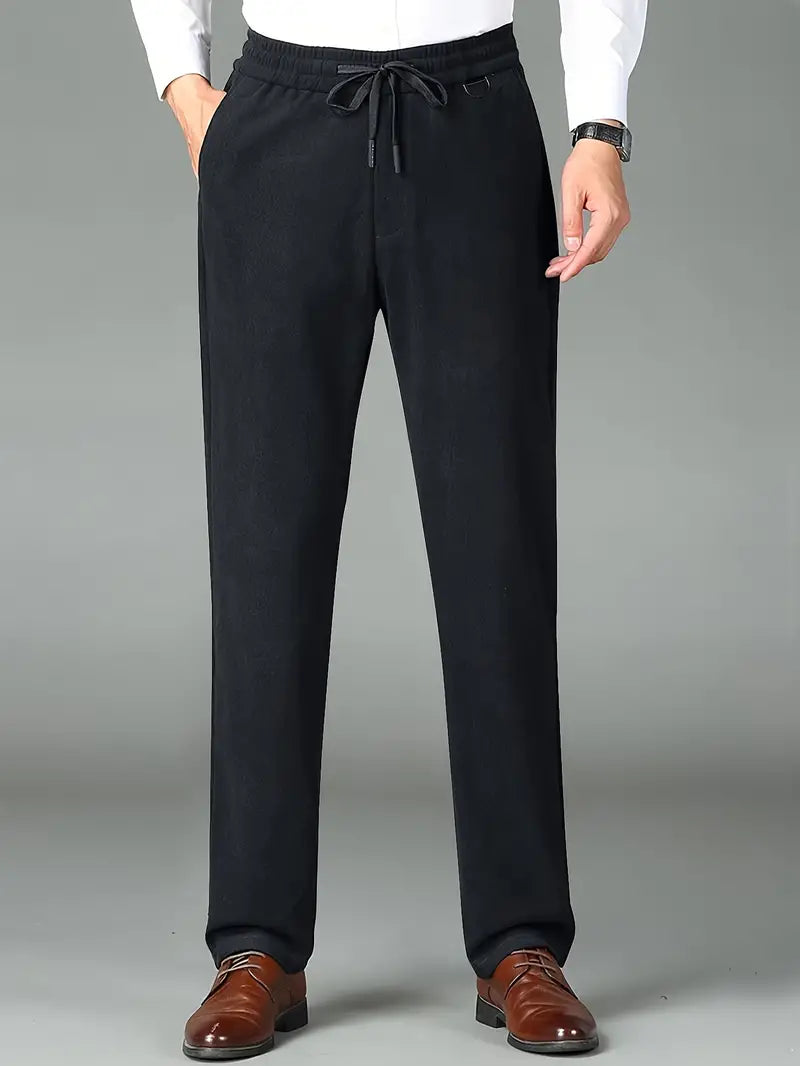 Elegante Cord-Stoffhose für Herren – Alexander