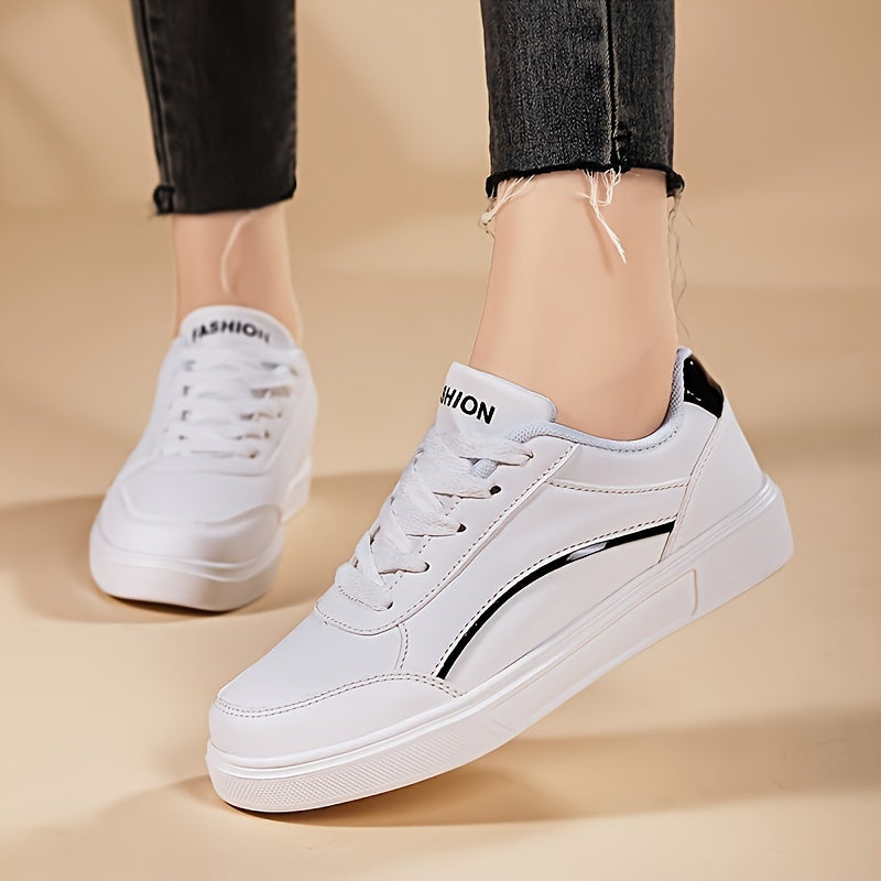Weiße Low-Top-Sneaker - Lena