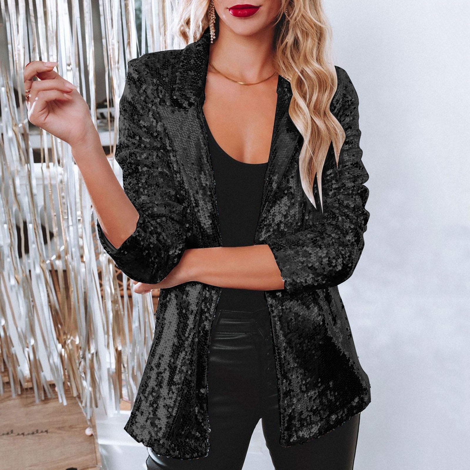 Glitzernder Damen Blazer für elegante Anlässe – Isabella