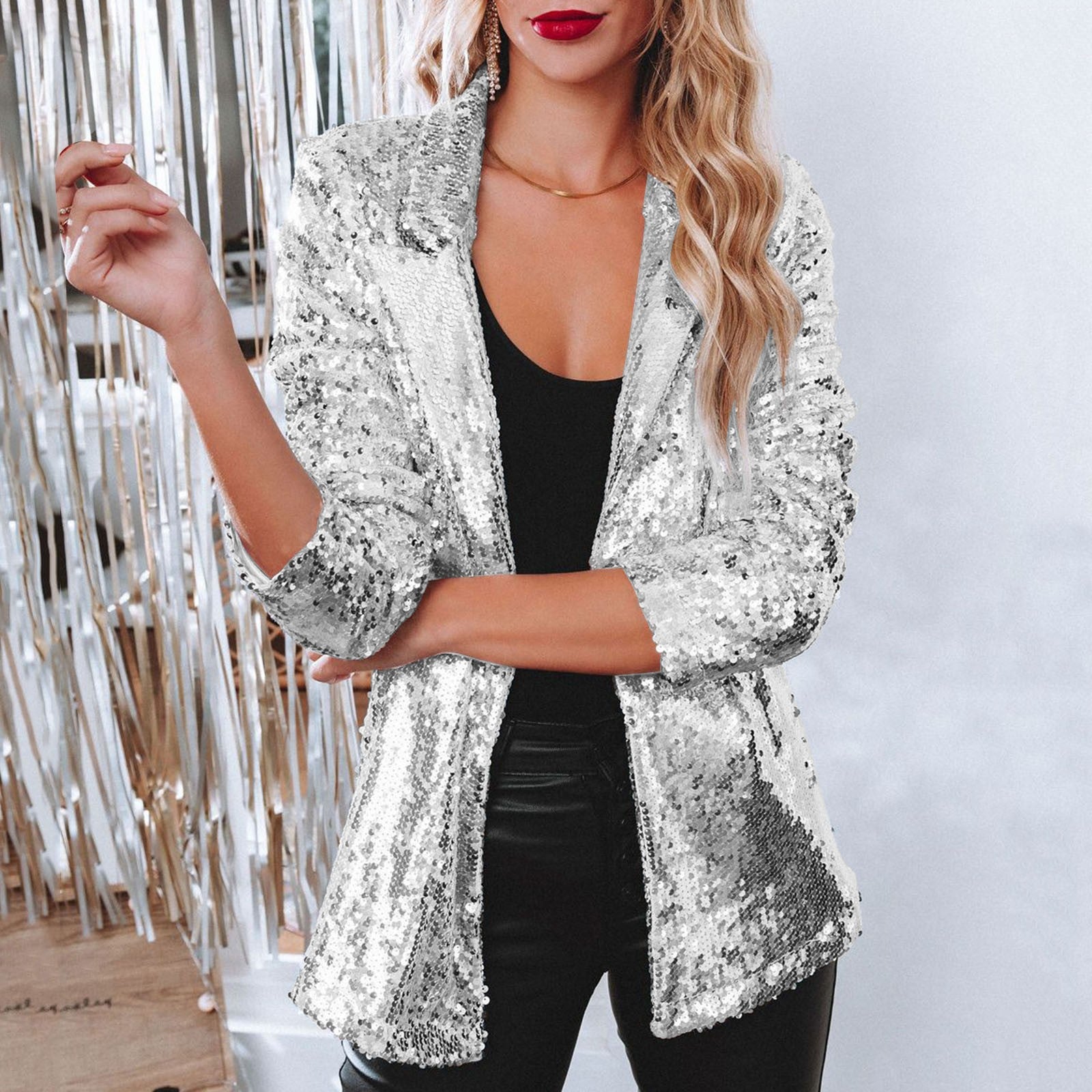 Glitzernder Damen Blazer für elegante Anlässe – Isabella