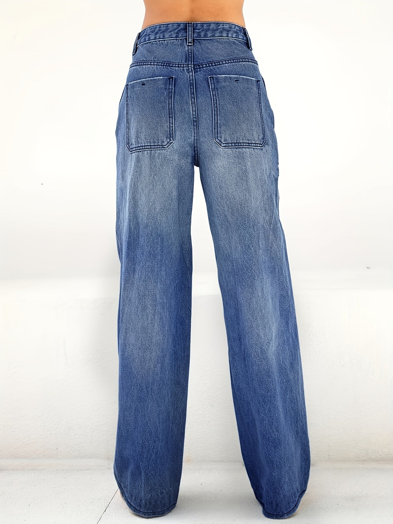 Hellblaue Vintage-Jeans - Amelia