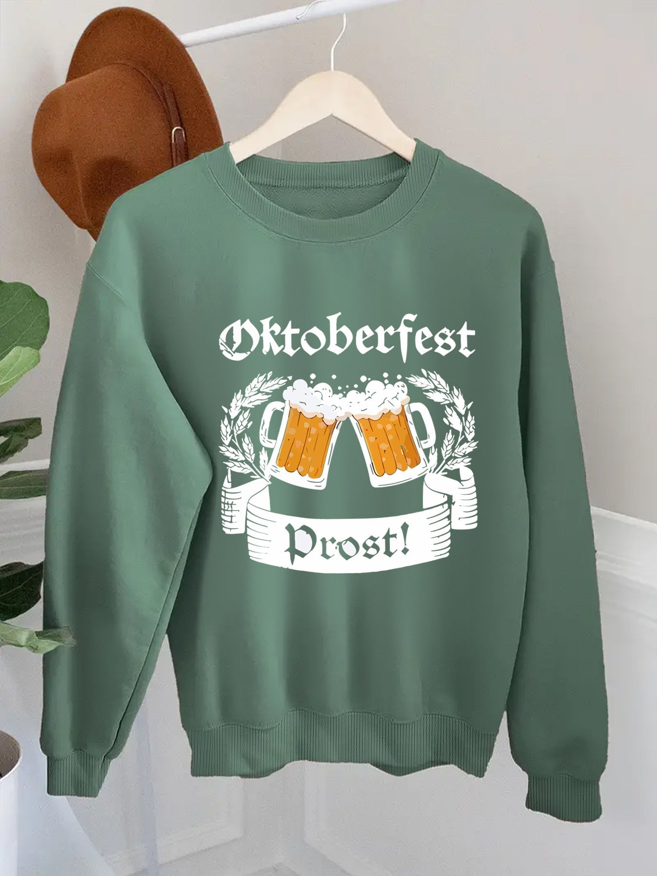 Oktoberfest Sweatshirt mit Prost-Aufdruck - Unisex