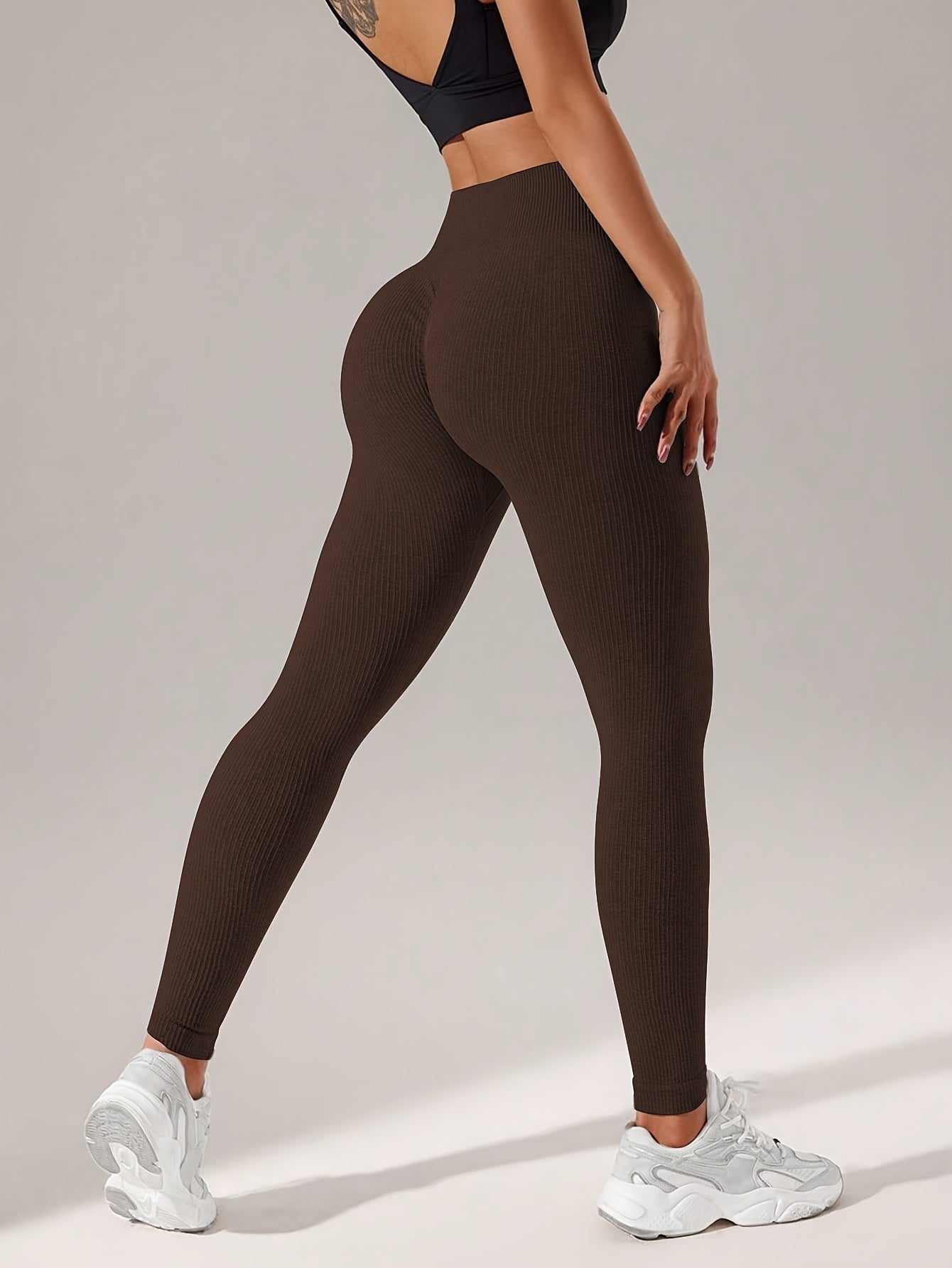 Cremefarbene Strick-Leggings - Damen Lara