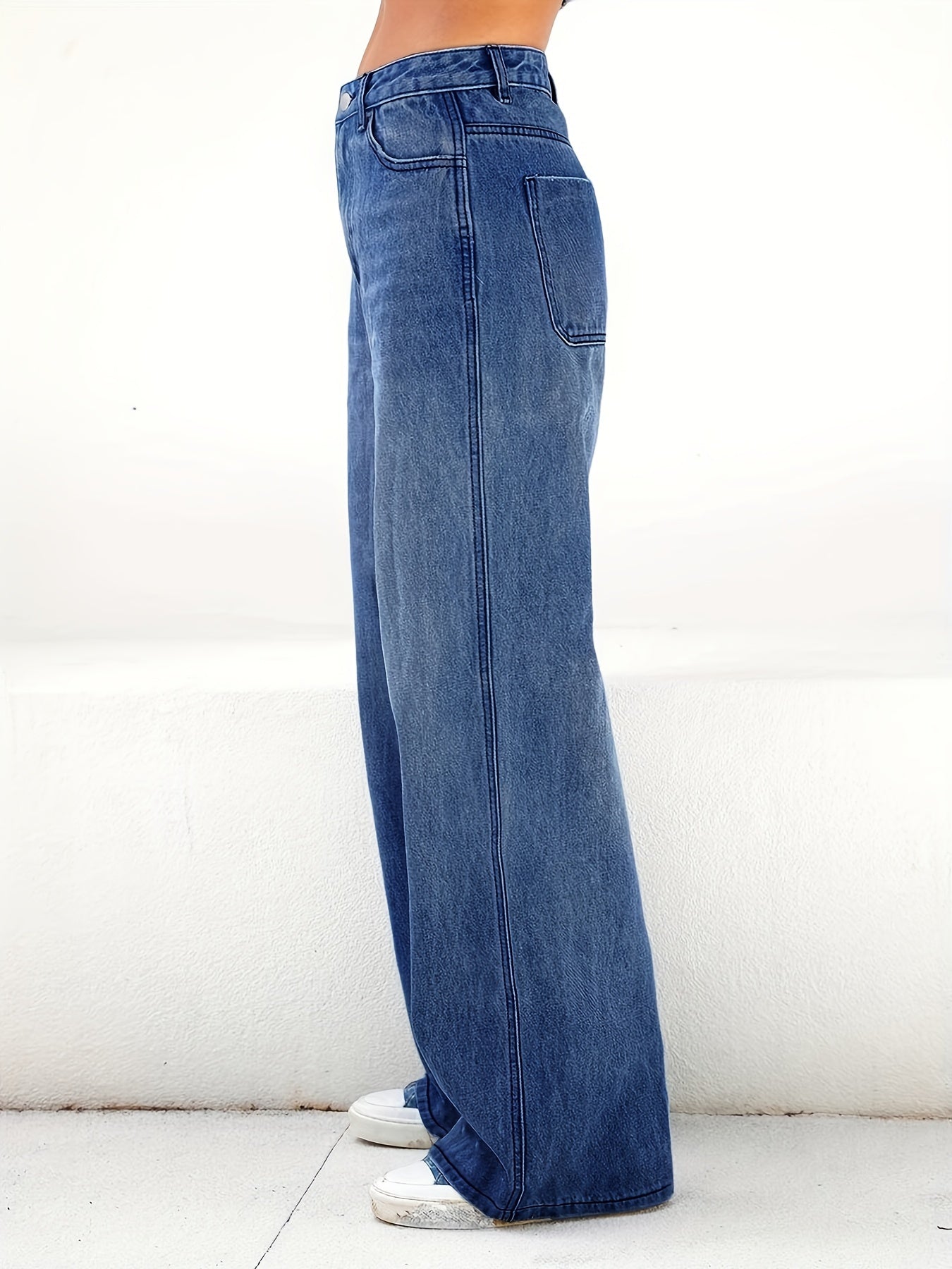 Hellblaue Vintage-Jeans - Amelia