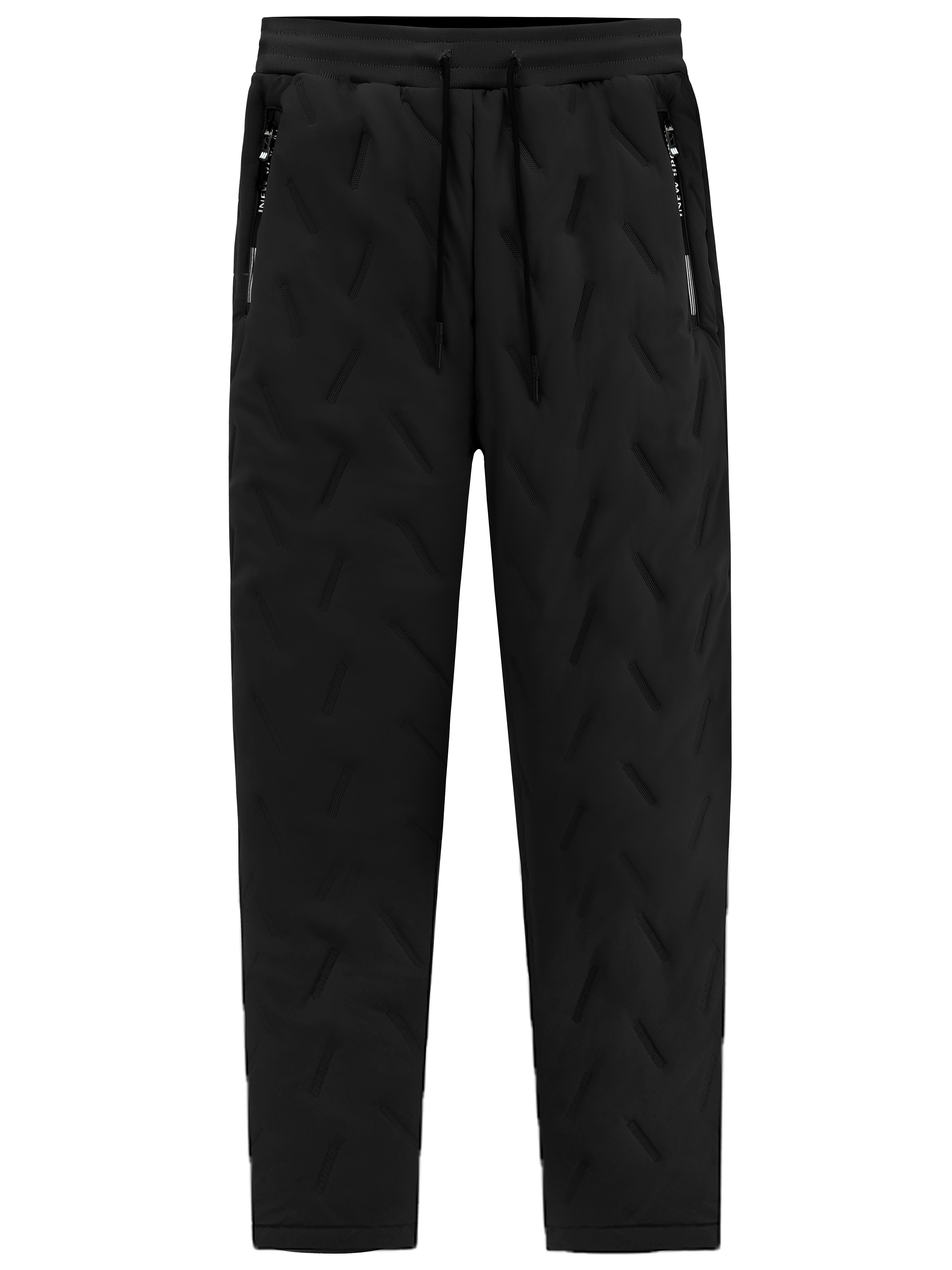 Schwarze Thermo-Sweatpants – Elias