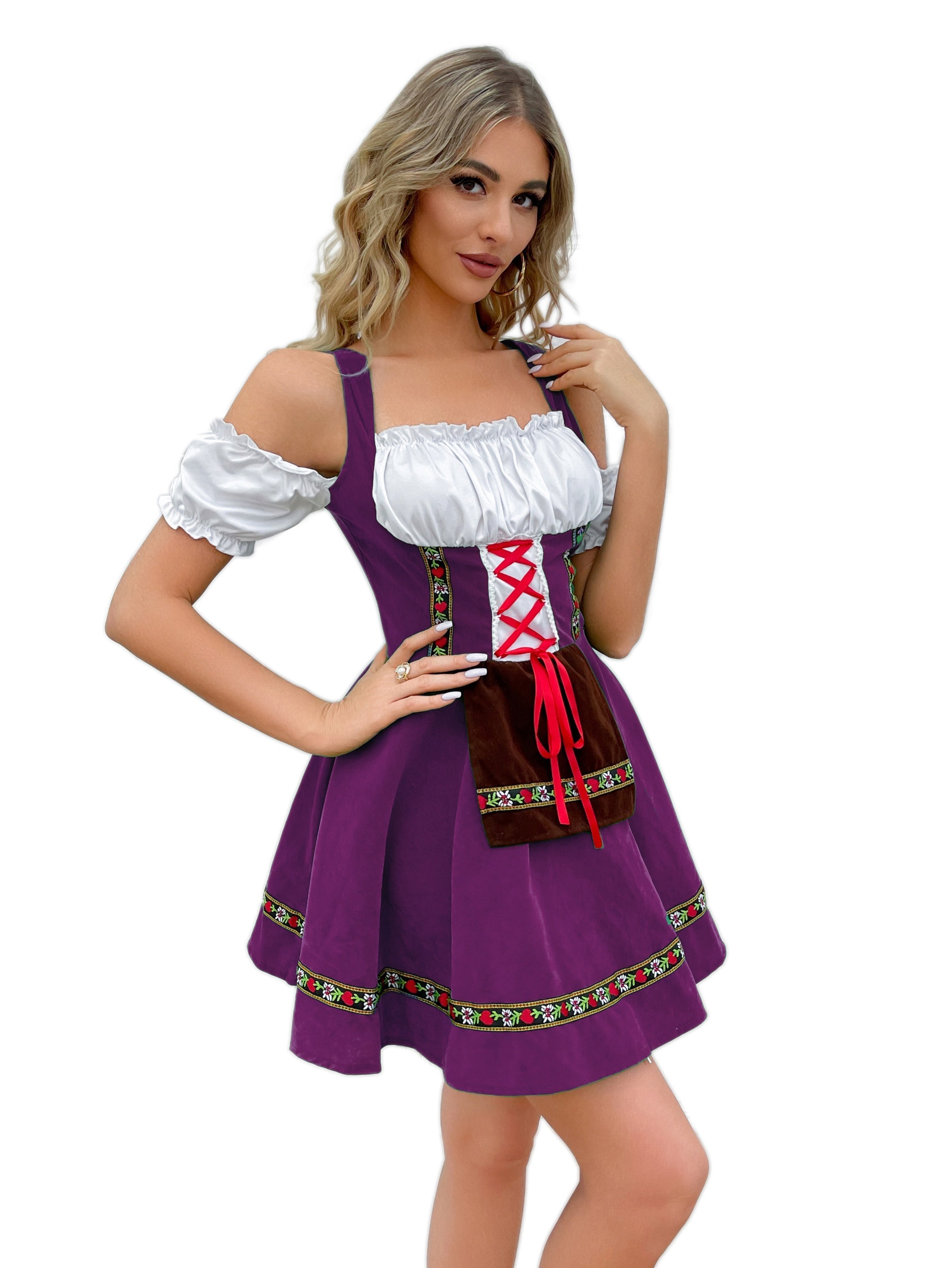 Lila Dirndl Kleid - Emma