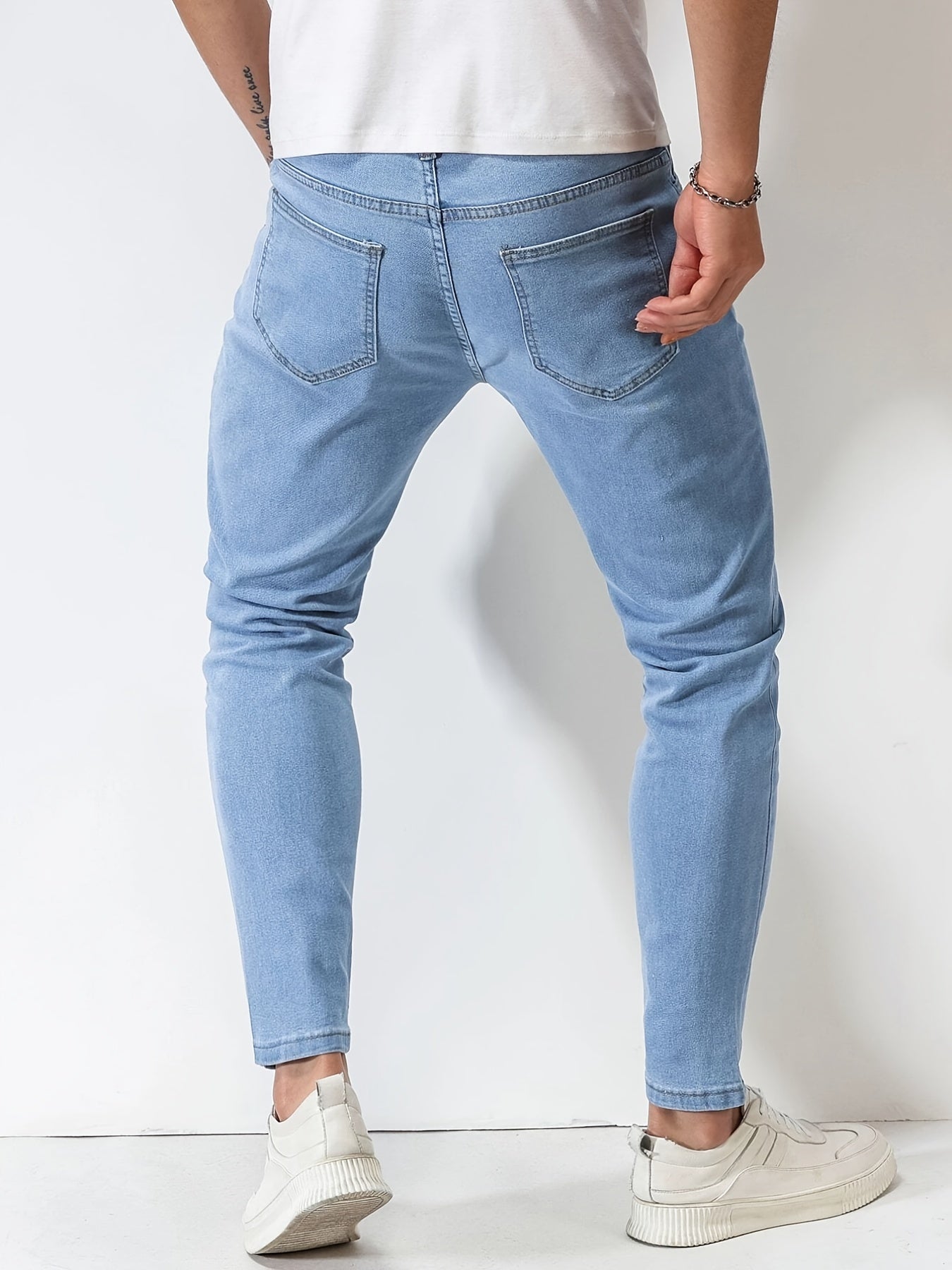 Hellblaue Slim Fit Jeans - Finn