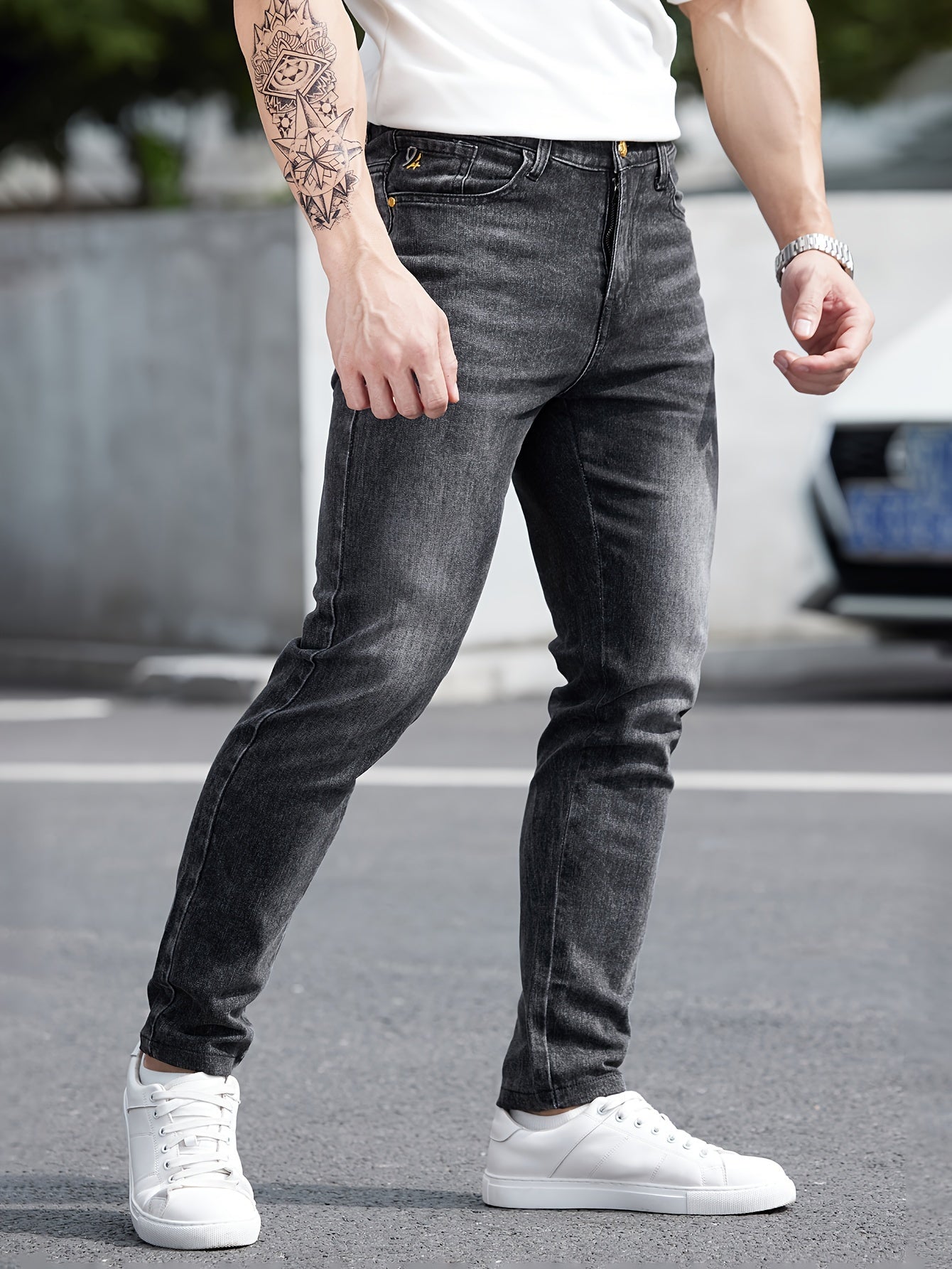 Schwarze Jeans - Max