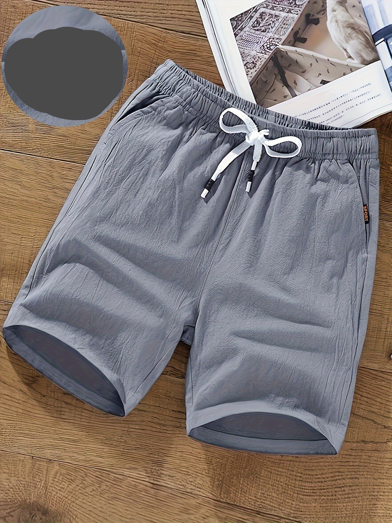 Sandfarbene Leinenshorts – Felix