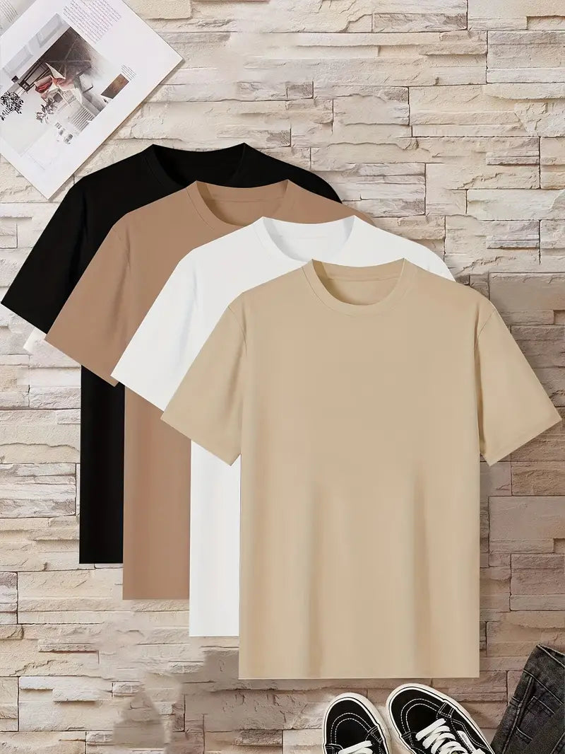 Bequemes T-Shirt Beige - Lukas