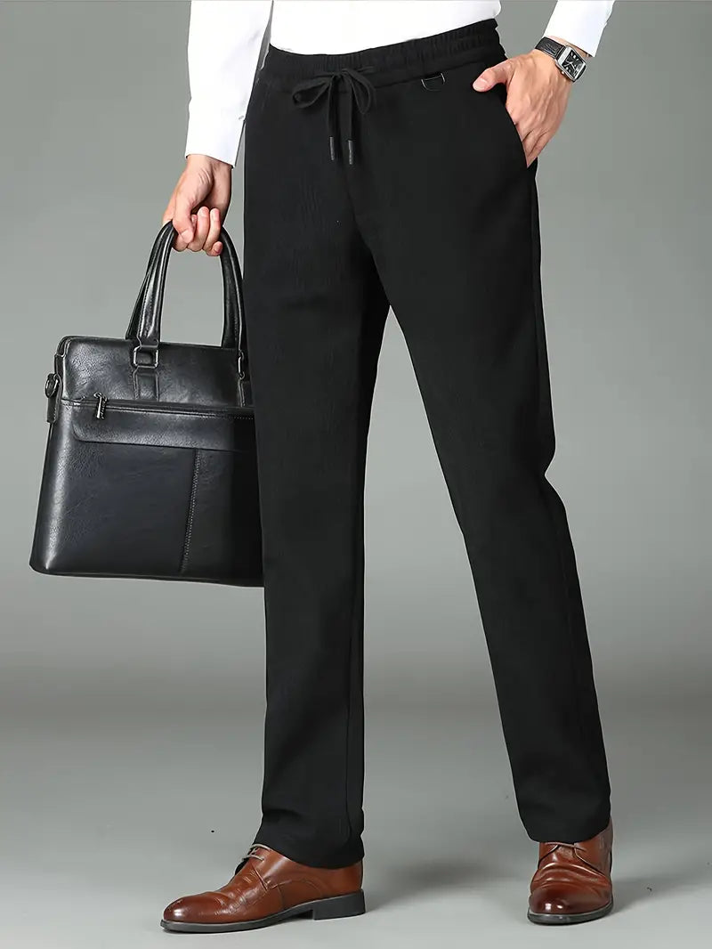 Elegante Cord-Stoffhose für Herren – Alexander