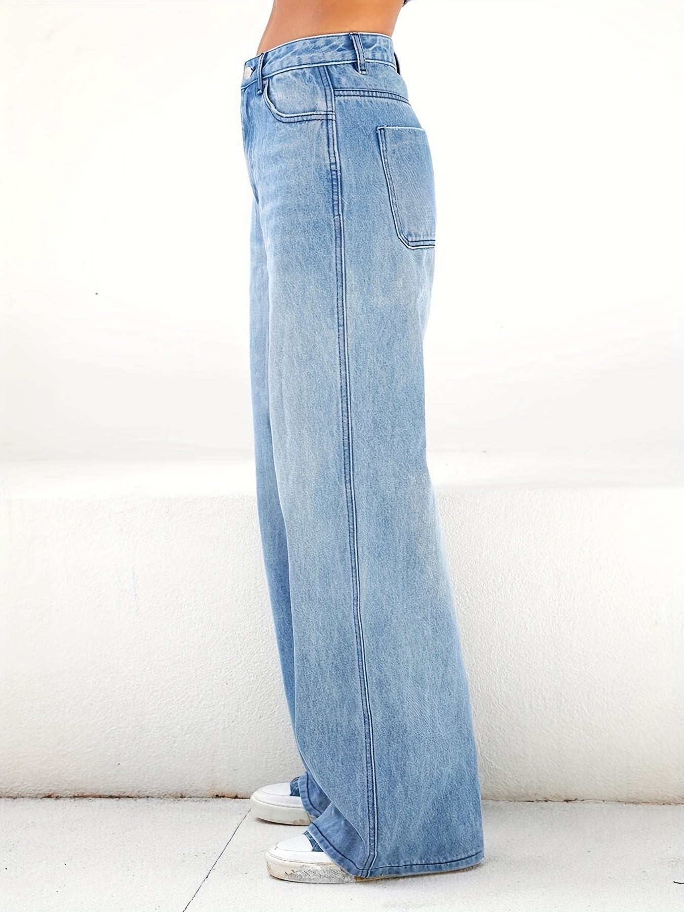 Hellblaue Vintage-Jeans - Amelia