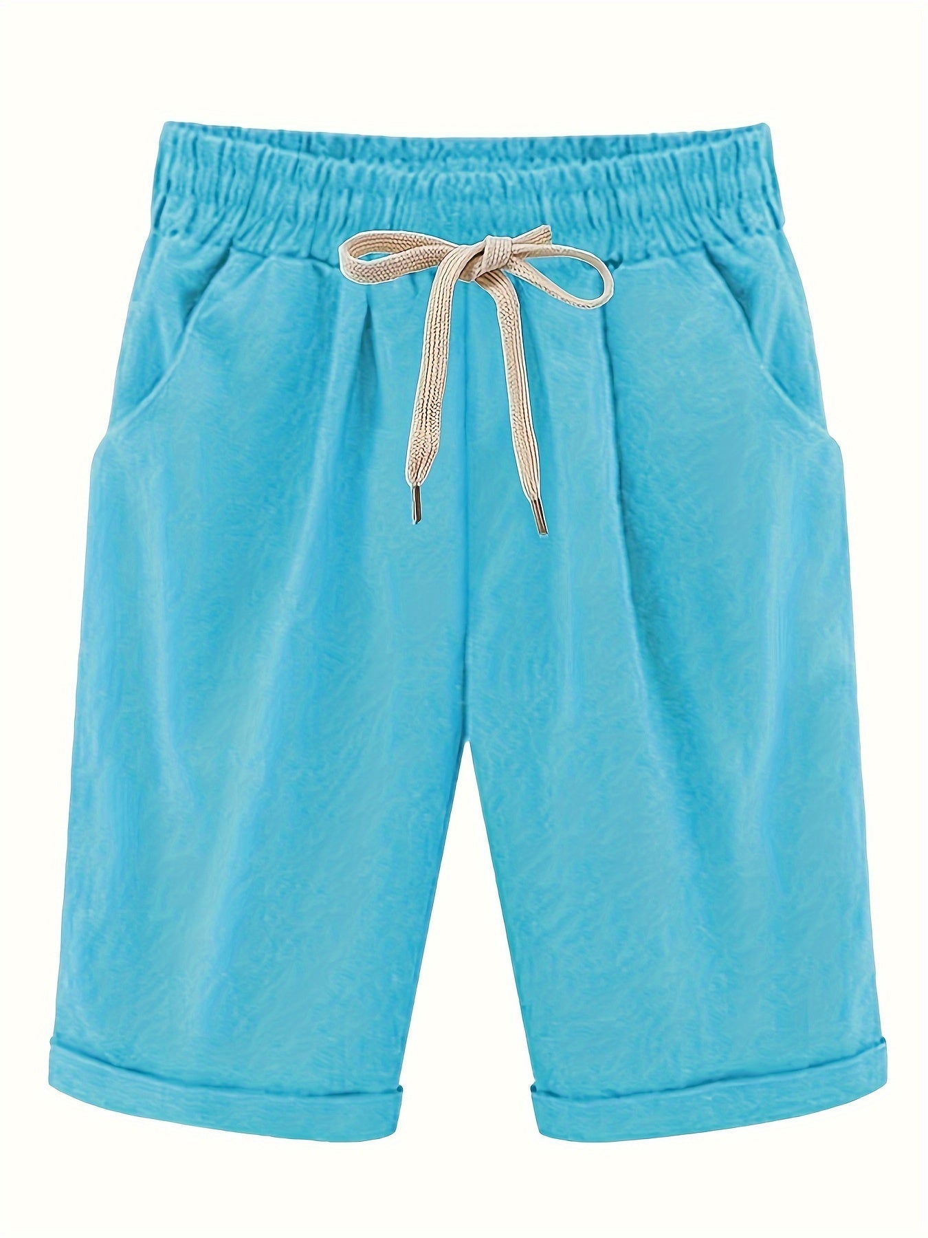 Rosa Bermuda-Shorts mit Kordelzug - Emma