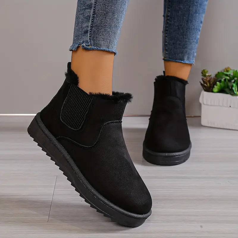 Schwarze Winterstiefel - Sophie