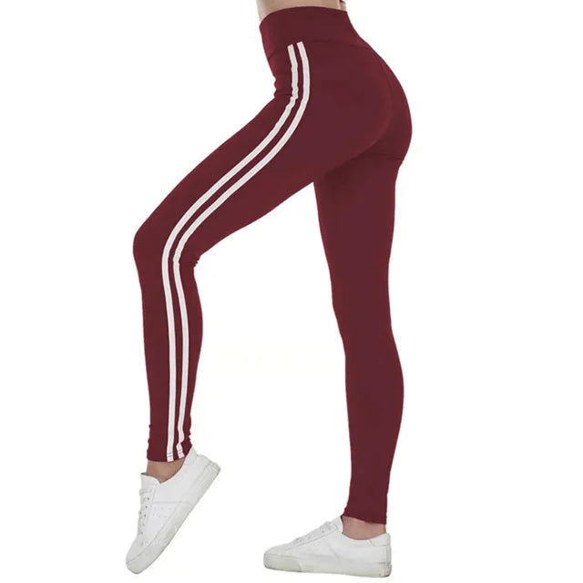 Emilia - Rote Sport-Leggings