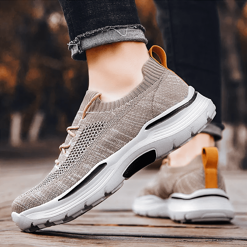 Casual Flyknit Schuhe Khaki - Luca