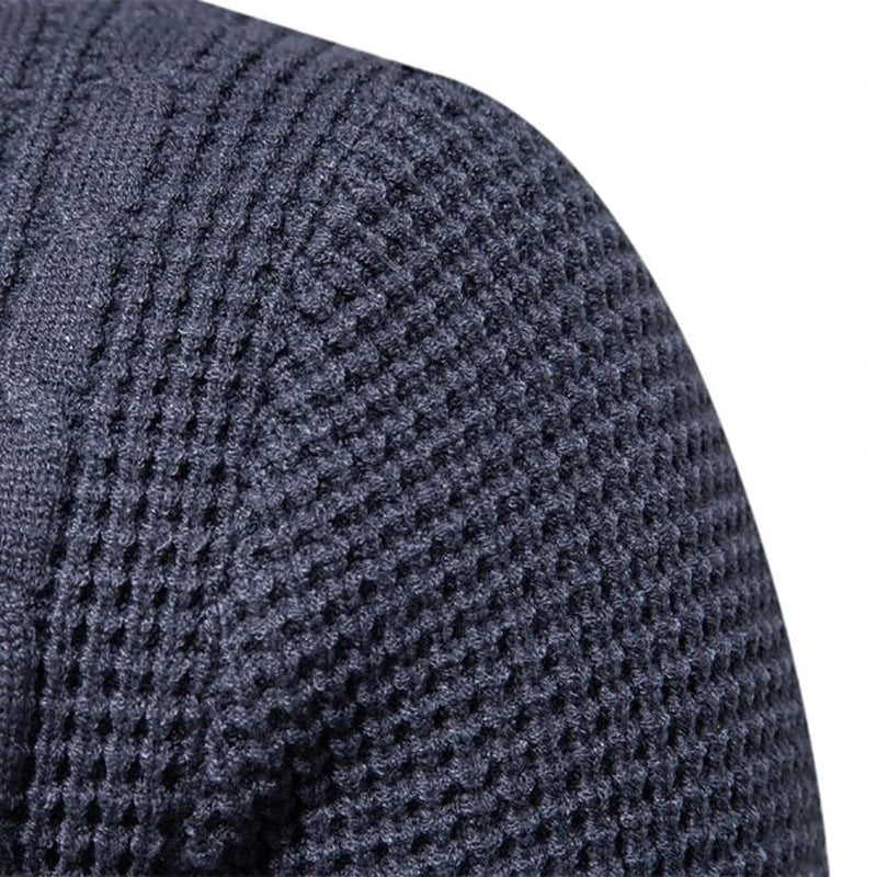 Marineblauer Strickpullover - Noah