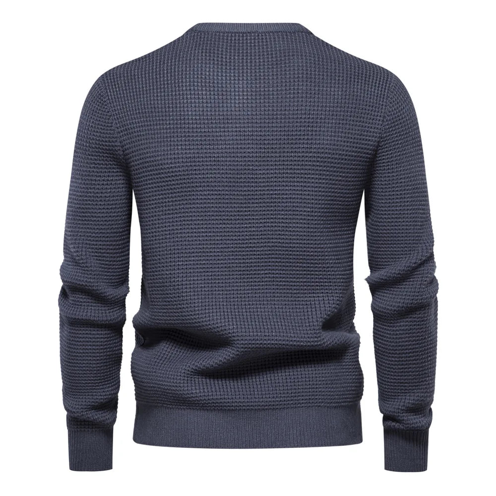 Marineblauer Strickpullover - Noah