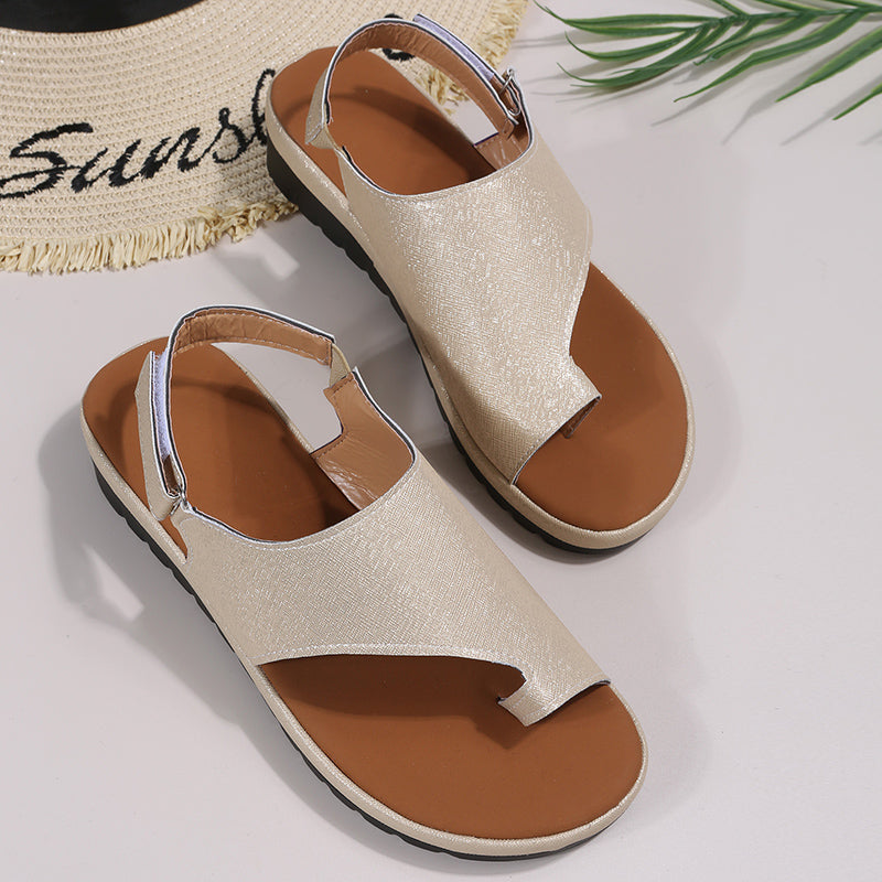 Eva Beige Chic: Urbane Eleganz Sandalen – Der Sommer-Hit für stilbewusste Frauen