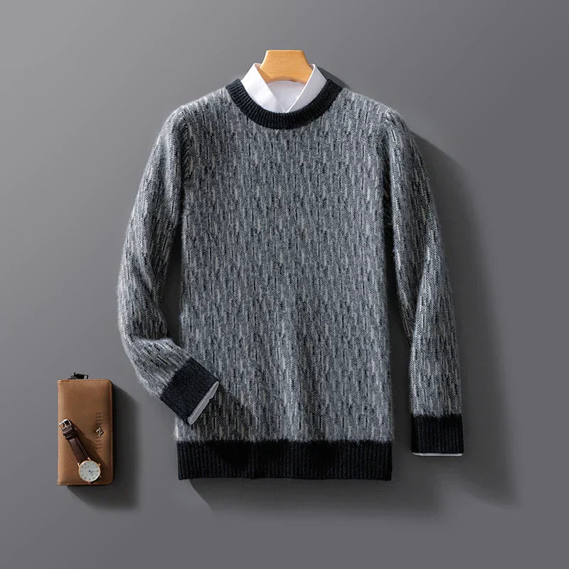 Kaschmir Hellblauer Pullover  - Elise