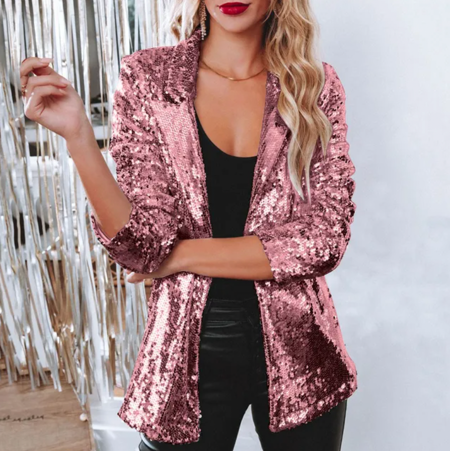 Glitzernder Damen Blazer für elegante Anlässe – Isabella