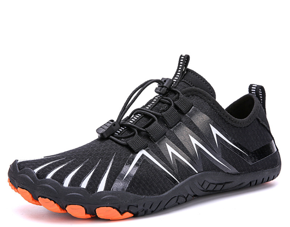 Max - Dynamischer Orthopädischer Trail Sneaker in Schwarz