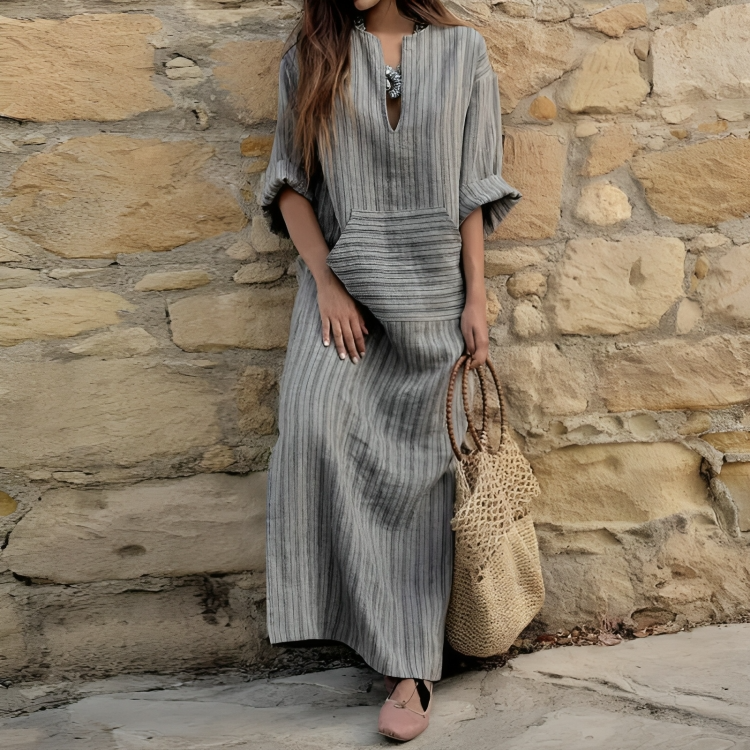 Grünes Maxikleid - Clara
