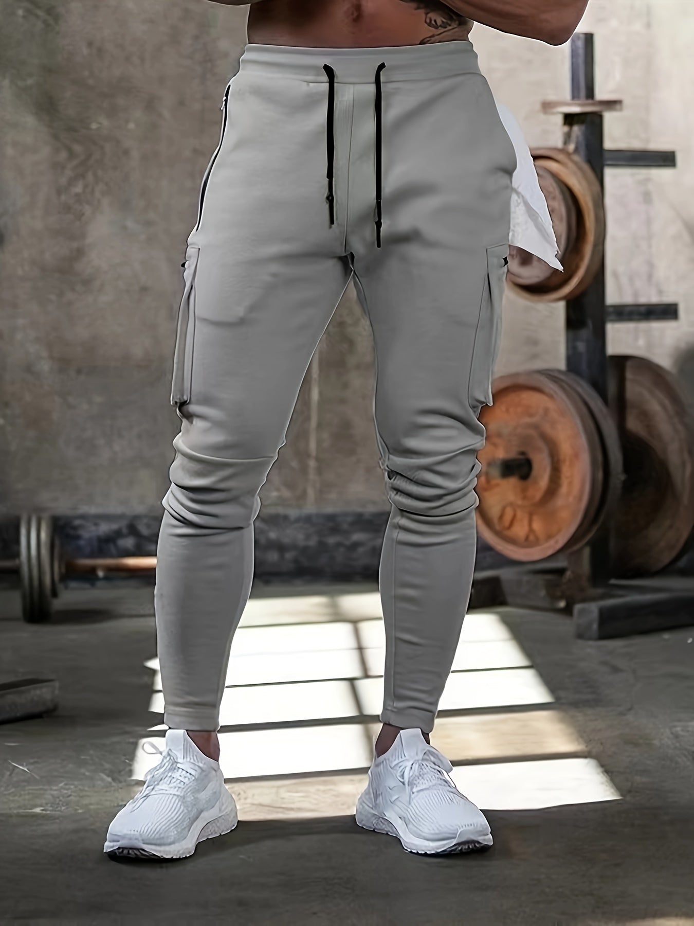 Olivgrüne Cargo-Sweatpants – Noah