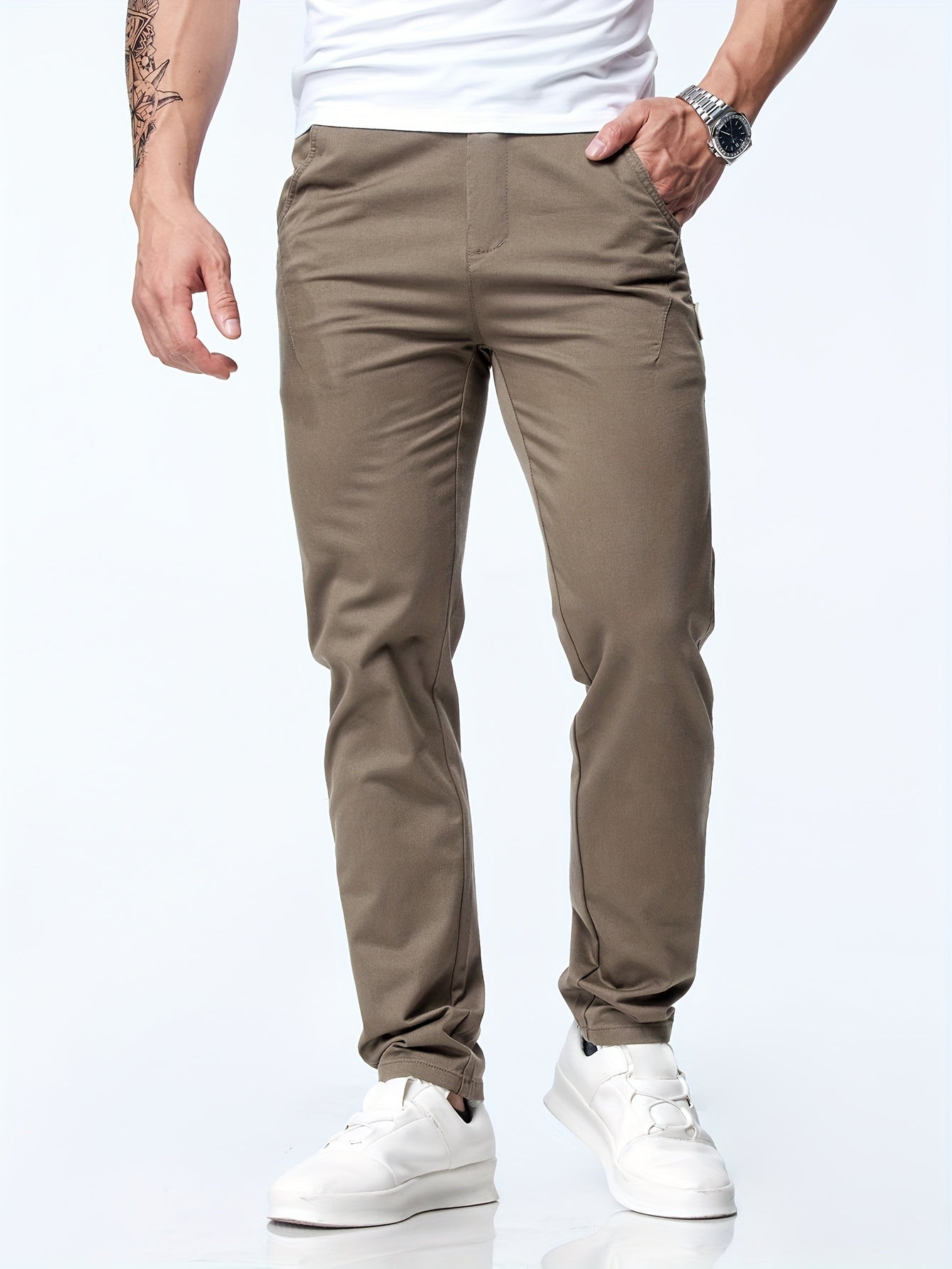 Graue Casual Pants - Leon