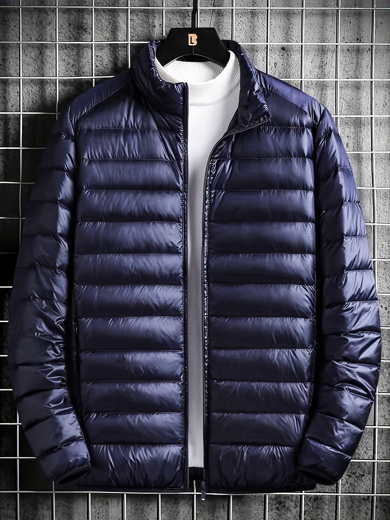 Schwarze Leichte Pufferjacke – Lukas