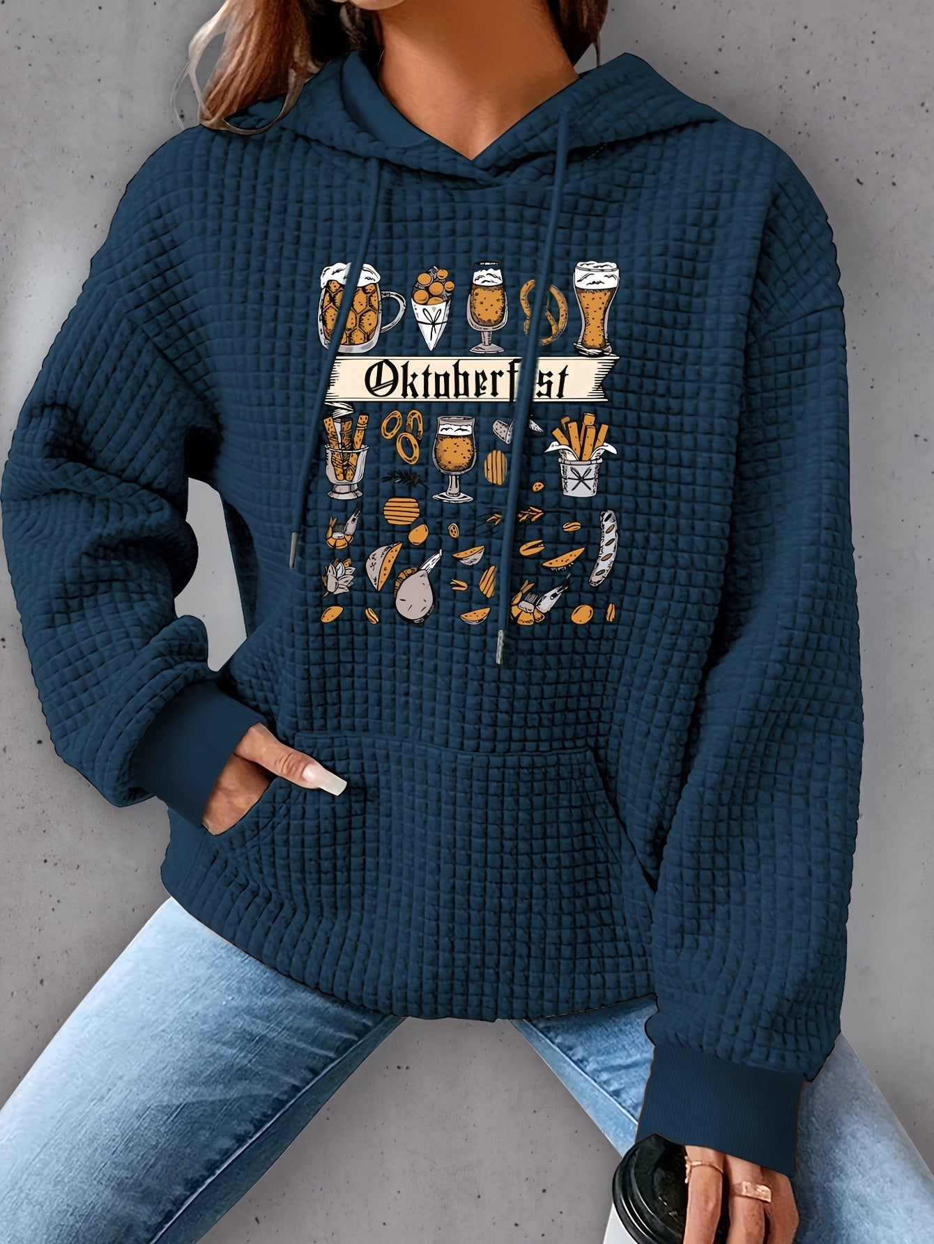 Oktoberfest Waffelstrick Hoodie - Lena