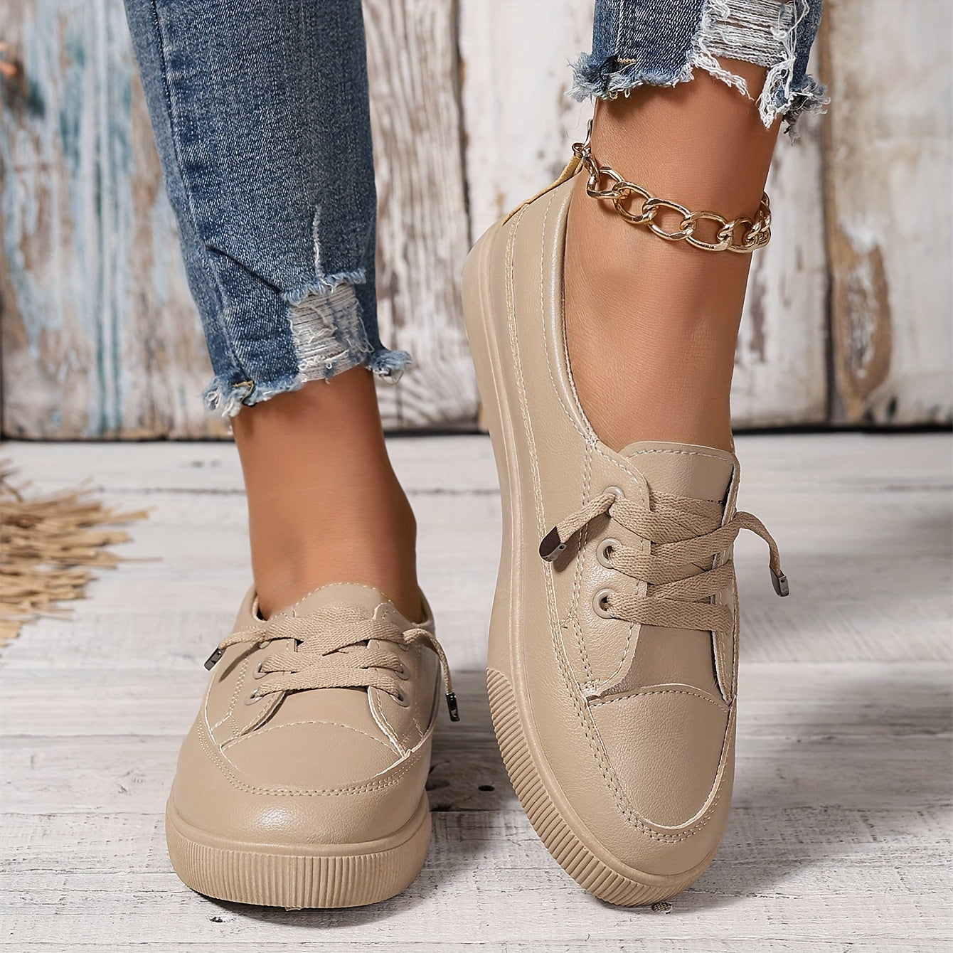 Klassische Weiße Low-Top Sneakers - Damen Ella