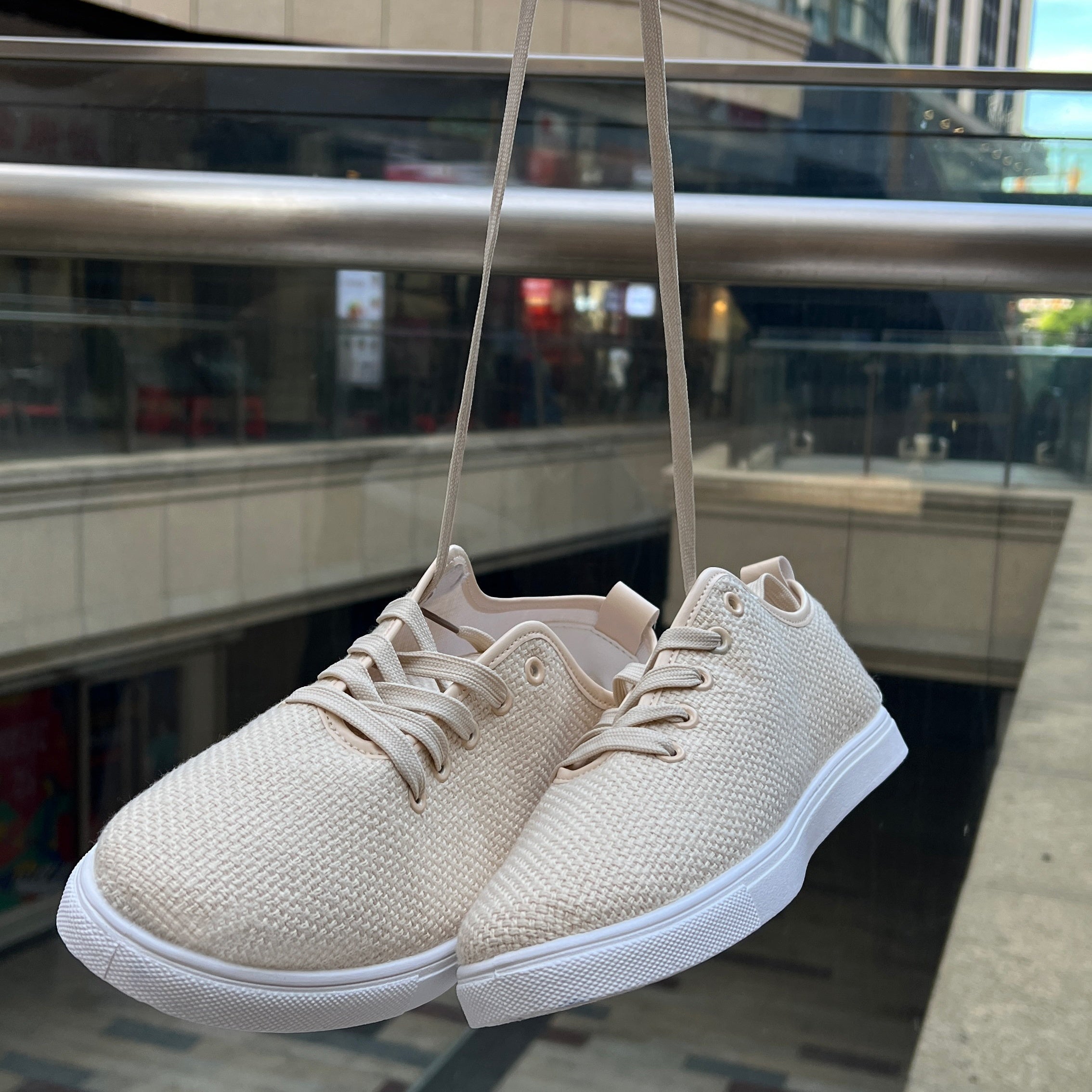 Beige Sneaker für Männer - Leo