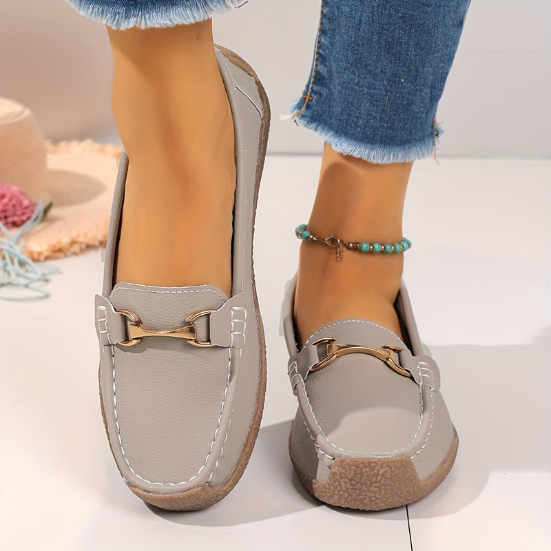 Beigefarbene Loafer - Charlotte