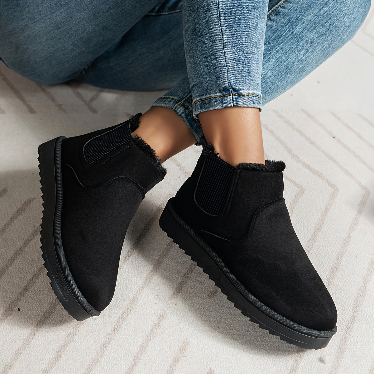 Winter Boots Braun – Komfortable Chelsea-Boots für Damen