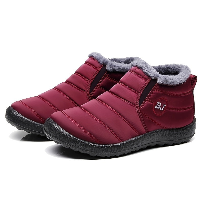 Winterstiefel Plus Size Rot – Warme Outdoor-Koots