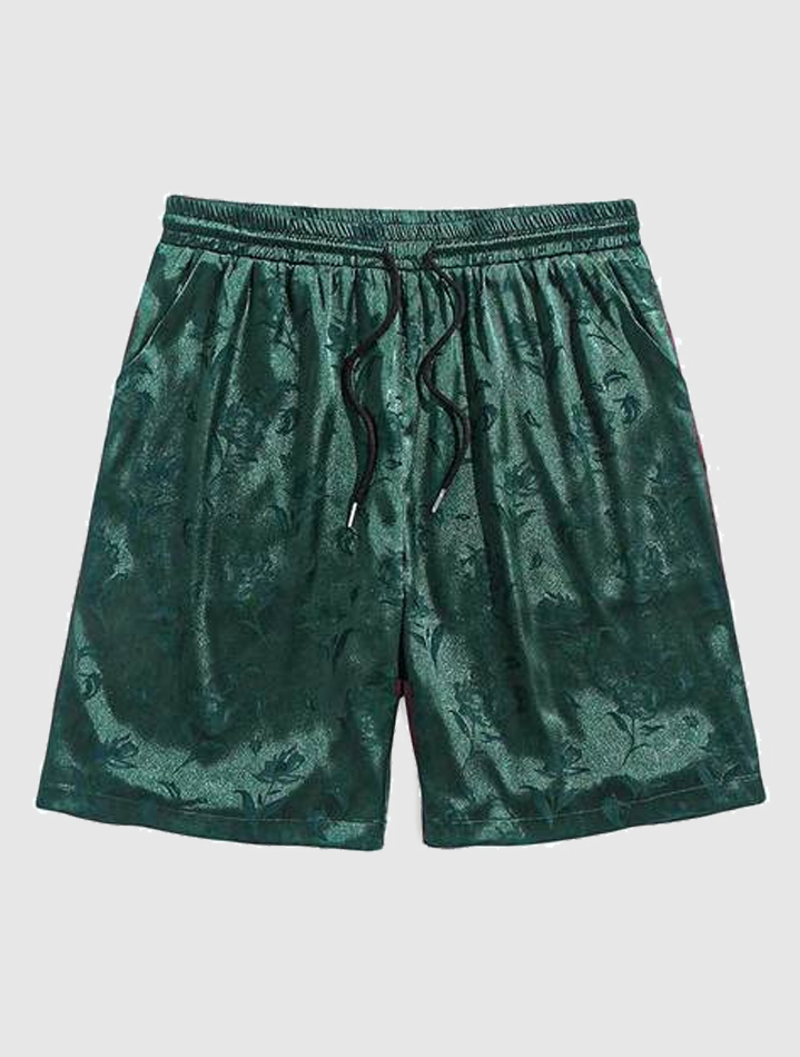 Grüne Satin Shorts - Julian