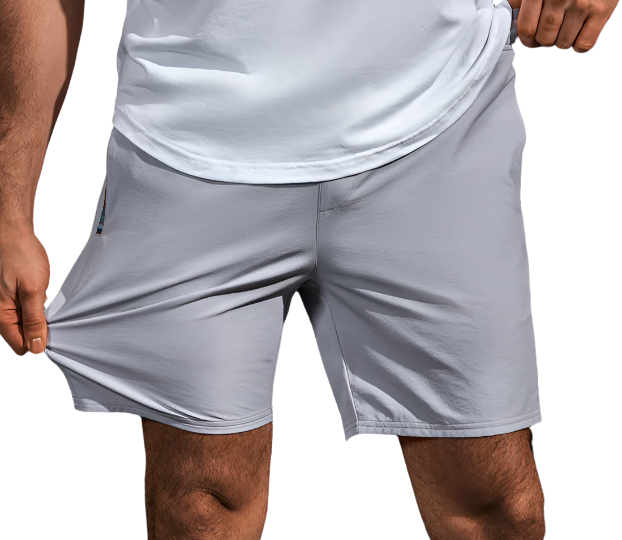 Beigefarbene Freizeitshorts – Max