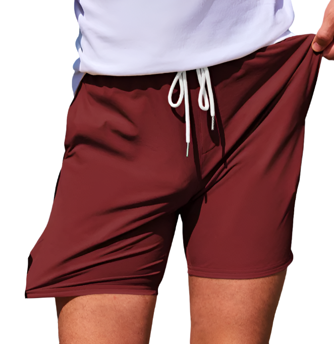 Beigefarbene Freizeitshorts – Max