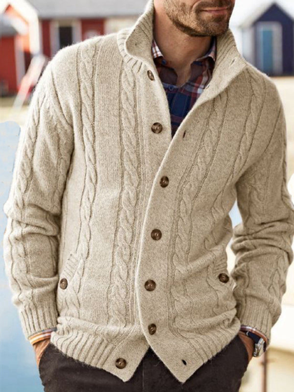 Herren Strick-Cardigan mit Knopfleiste für Elegante & Legere Looks – Lucas