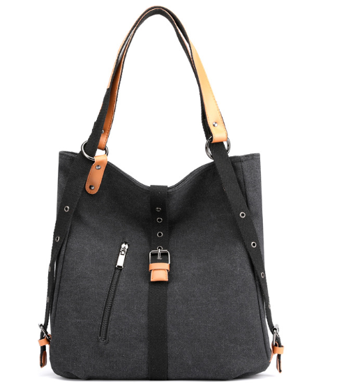 Grace - Sandfarbene Canvas-Tasche