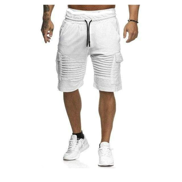 Weiße Cargo Shorts - Max