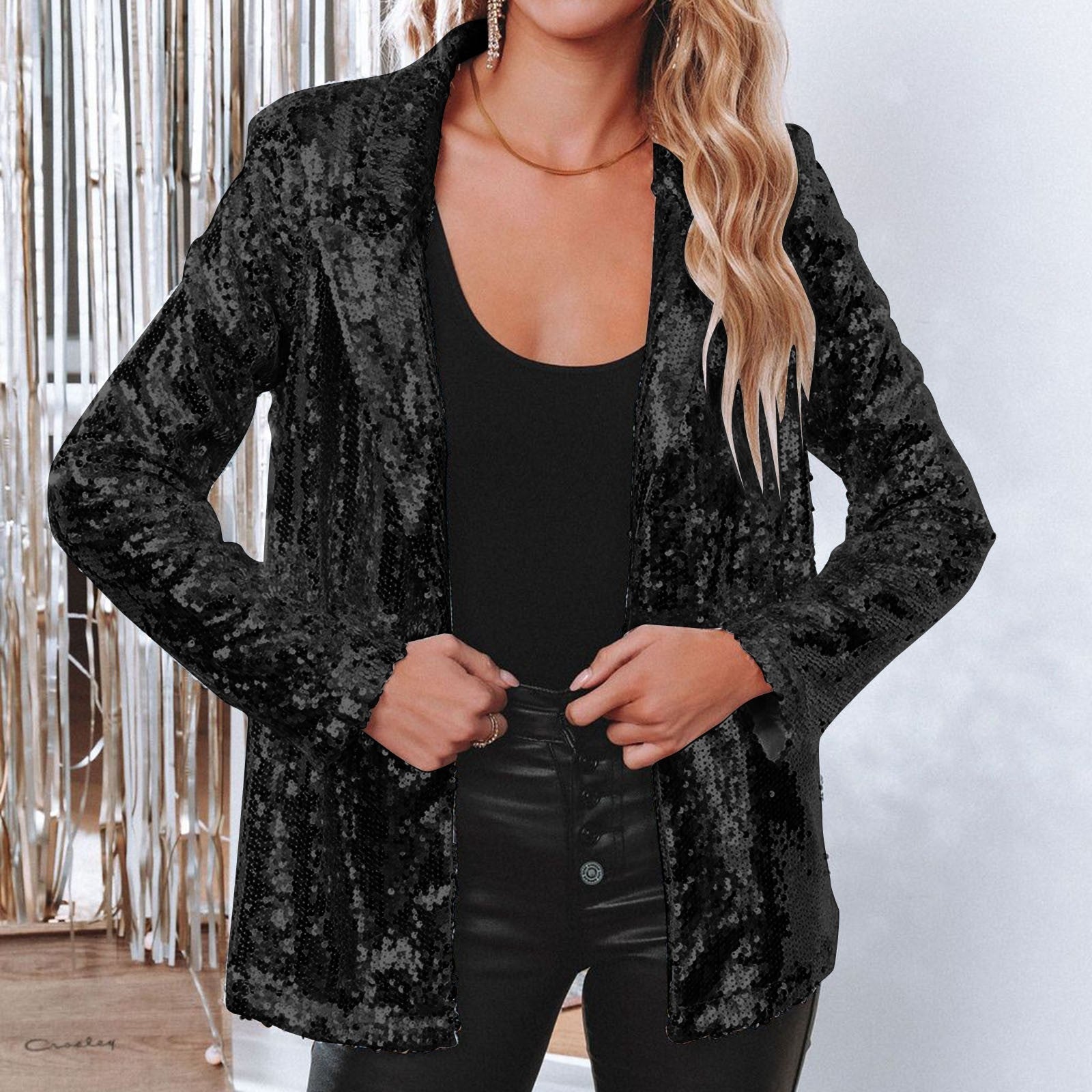 Glitzernder Damen Blazer für elegante Anlässe – Isabella